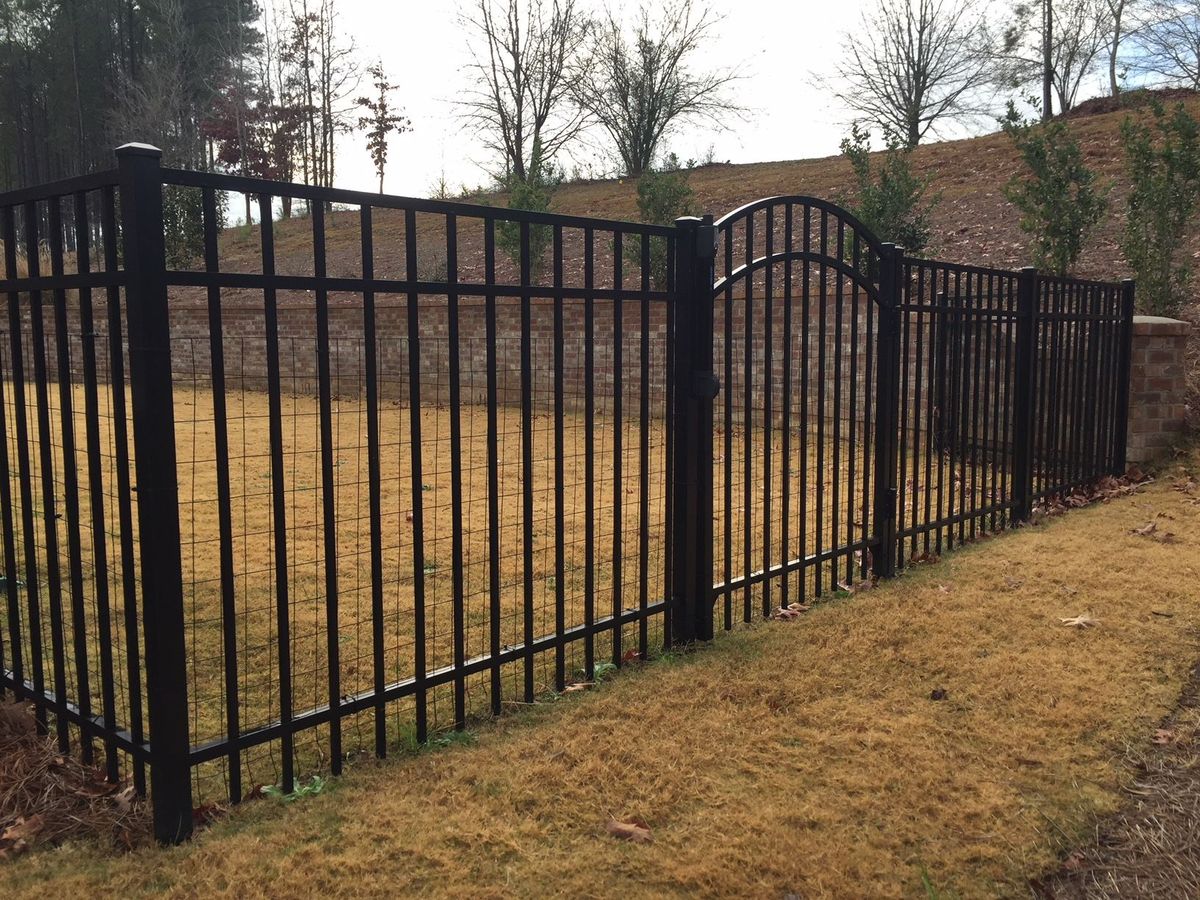 Aluminum With Mesh fence installed by Shelby Fence Company in Alabaster, AL