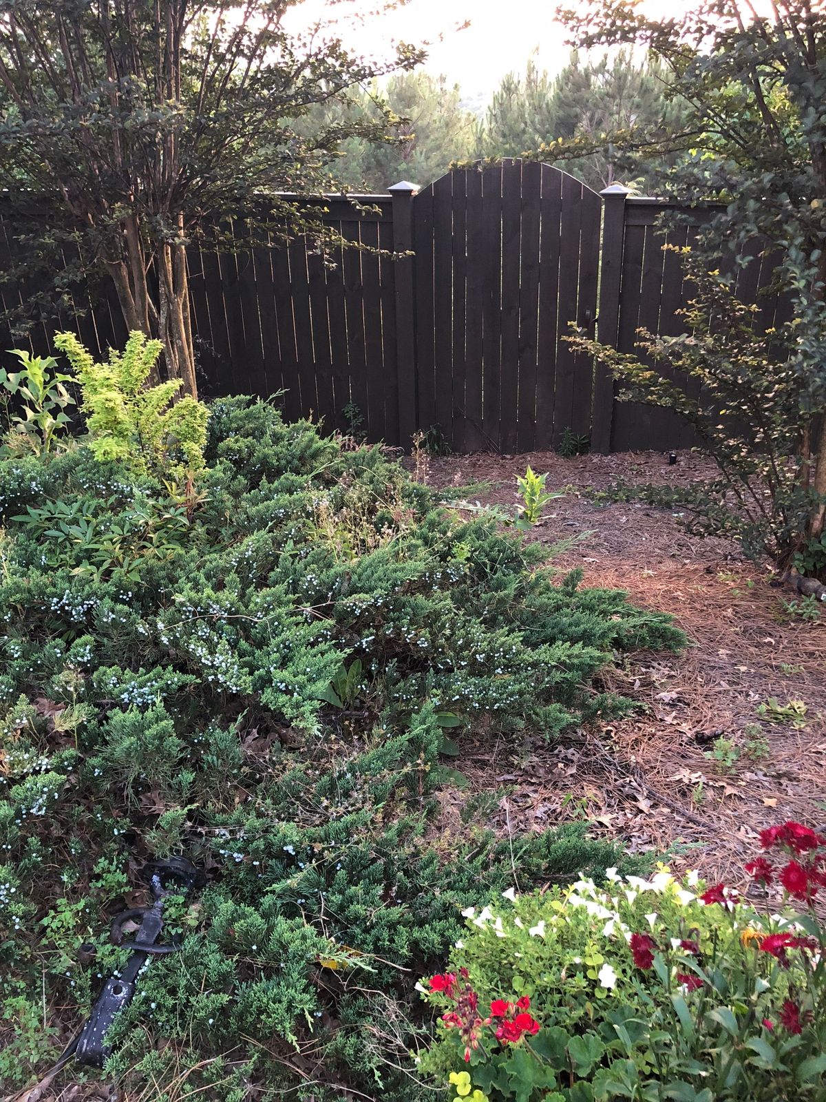 Capped Privacy Gaps fence installed by Shelby Fence Company in Alabaster, AL