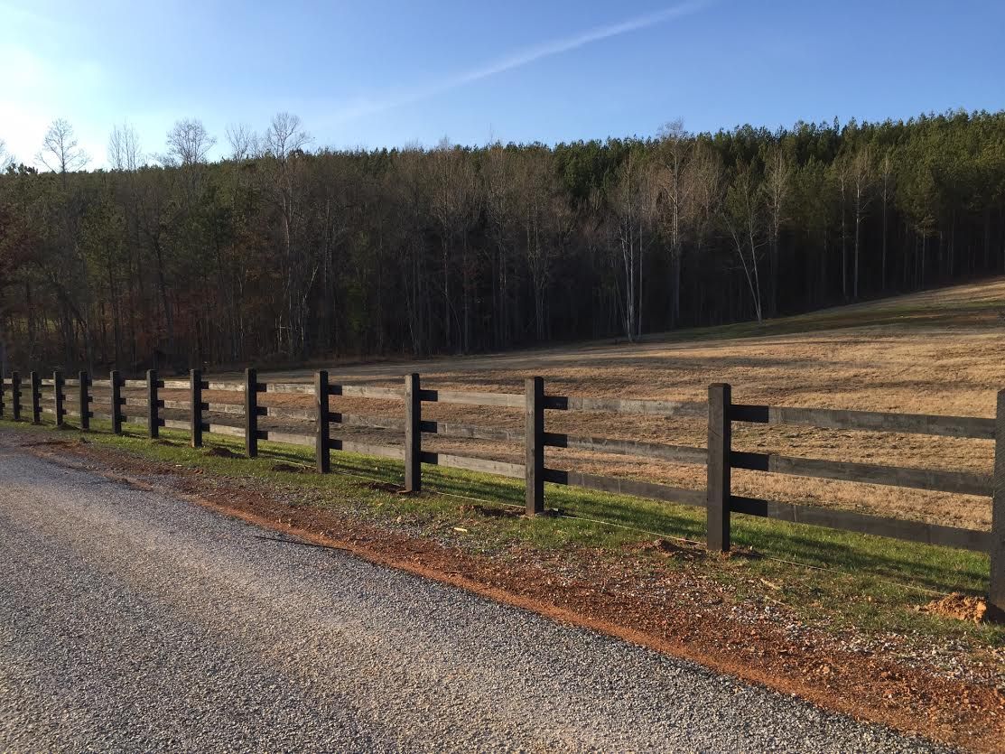 Creosote 1 fence installed by Shelby Fence Company in Alabaster, AL