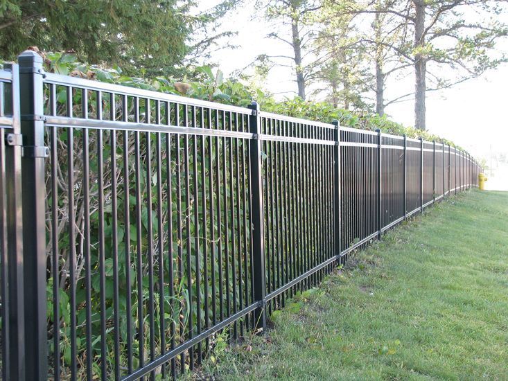 Steel fence installed by Shelby Fence Company in Alabaster, AL