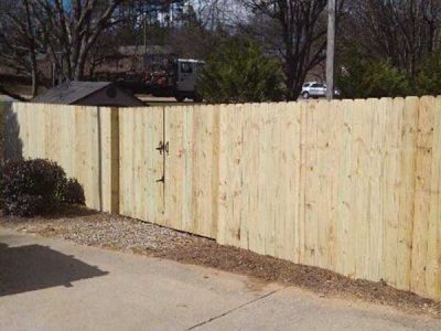 New Wood Fence
