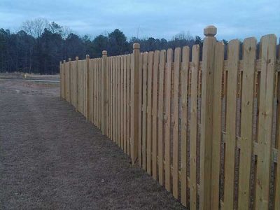 New Wood Fencing