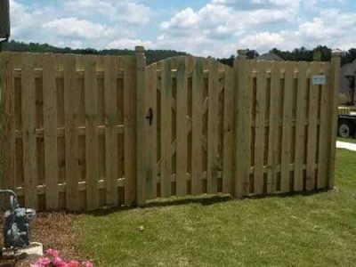 Residential Wood Fencing Project